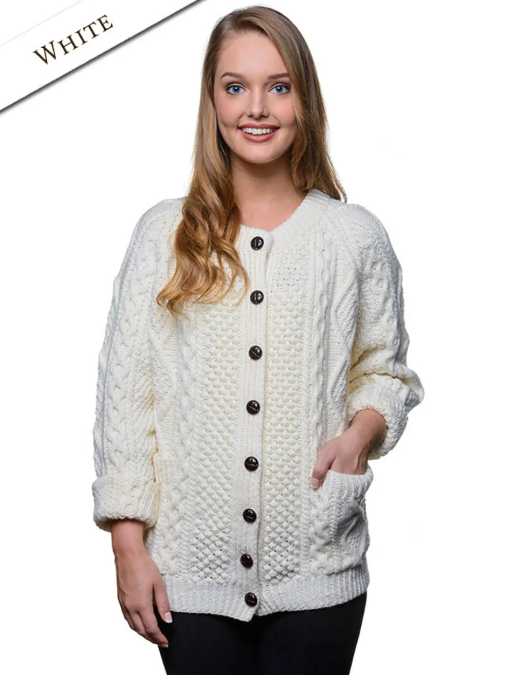 Glenaran Cardigans, Jackets & Coatigans^Premium Handknit Merino Lumber Jacket