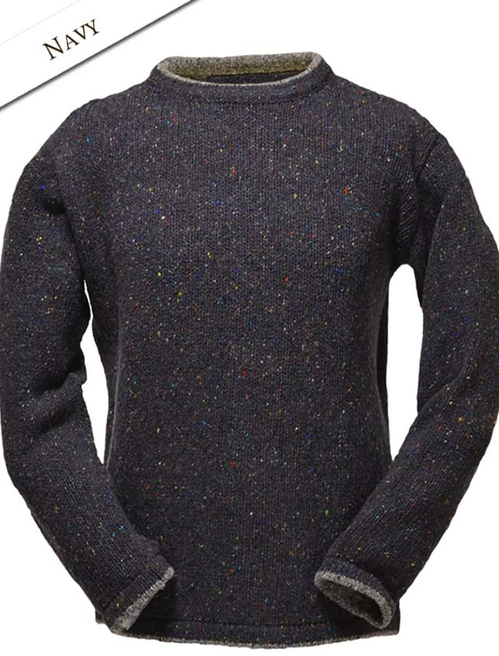 Glenaran Sweaters^Wool Cashmere Crew Neck Sweater