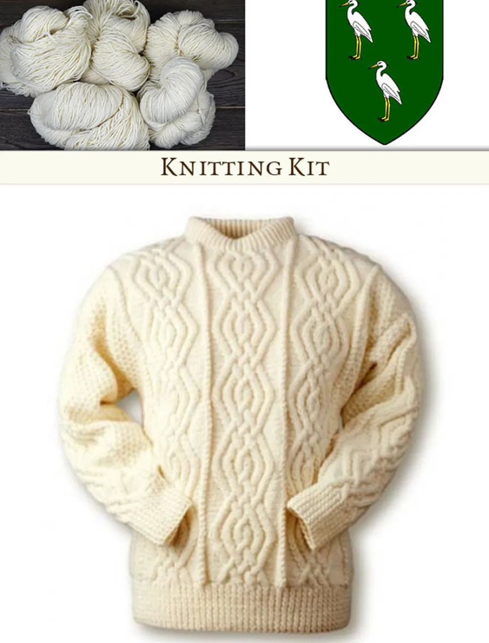 Glenaran Clan Knitting Patterns And Kits^Ahern Knitting Kit