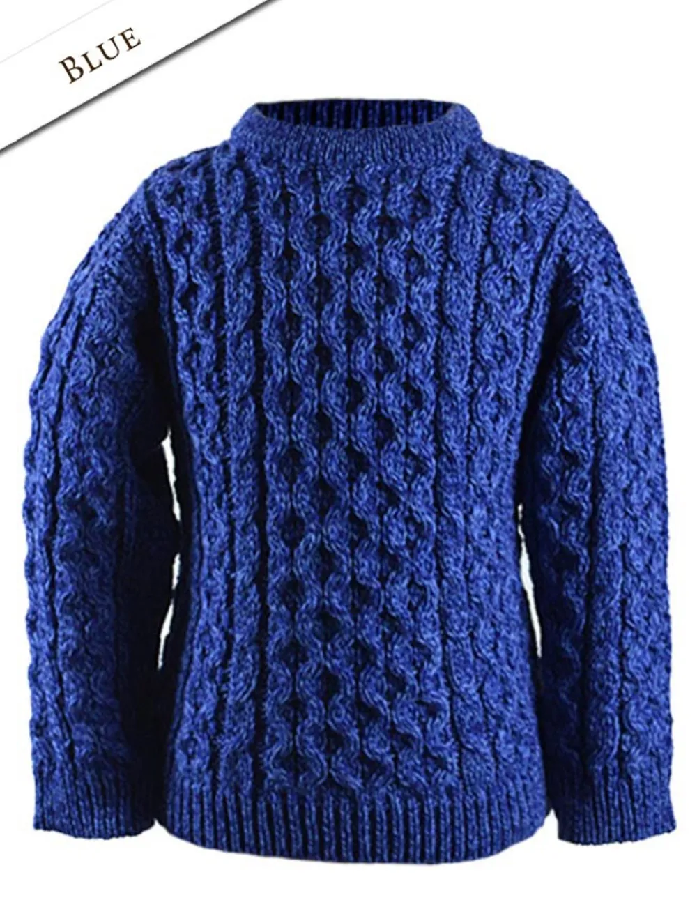 Glenaran Sweaters, Cardigans & Jackets^Kid's Traditional Aran Merino Wool Sweater