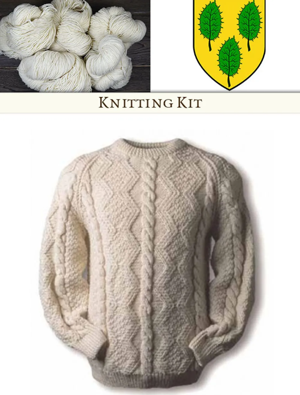 Glenaran Clan Knitting Patterns And Kits^Clarke Knitting Kit