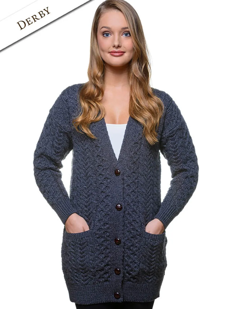 Glenaran Cardigans, Jackets & Coatigans^Women's Boyfriend Merino Wool Cardigan