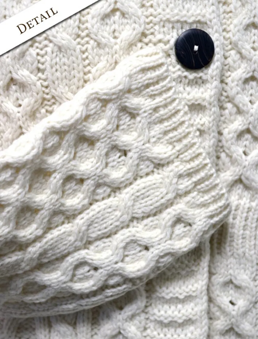 Glenaran Cardigans, Jackets & Coatigans^Women's Merino Wool A-Line Fit Cardigan