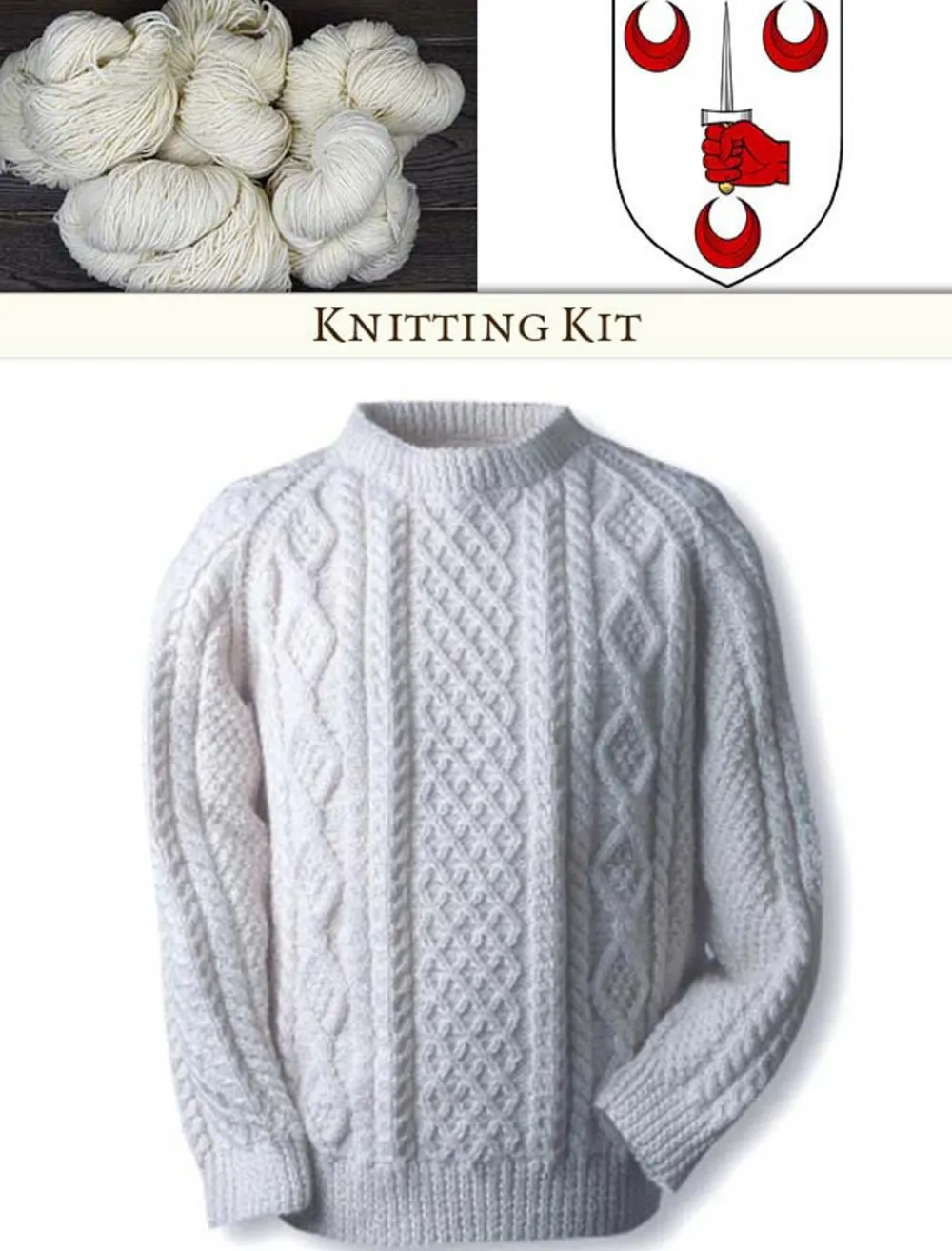 Glenaran Clan Knitting Patterns And Kits^Mullen Knitting Kit