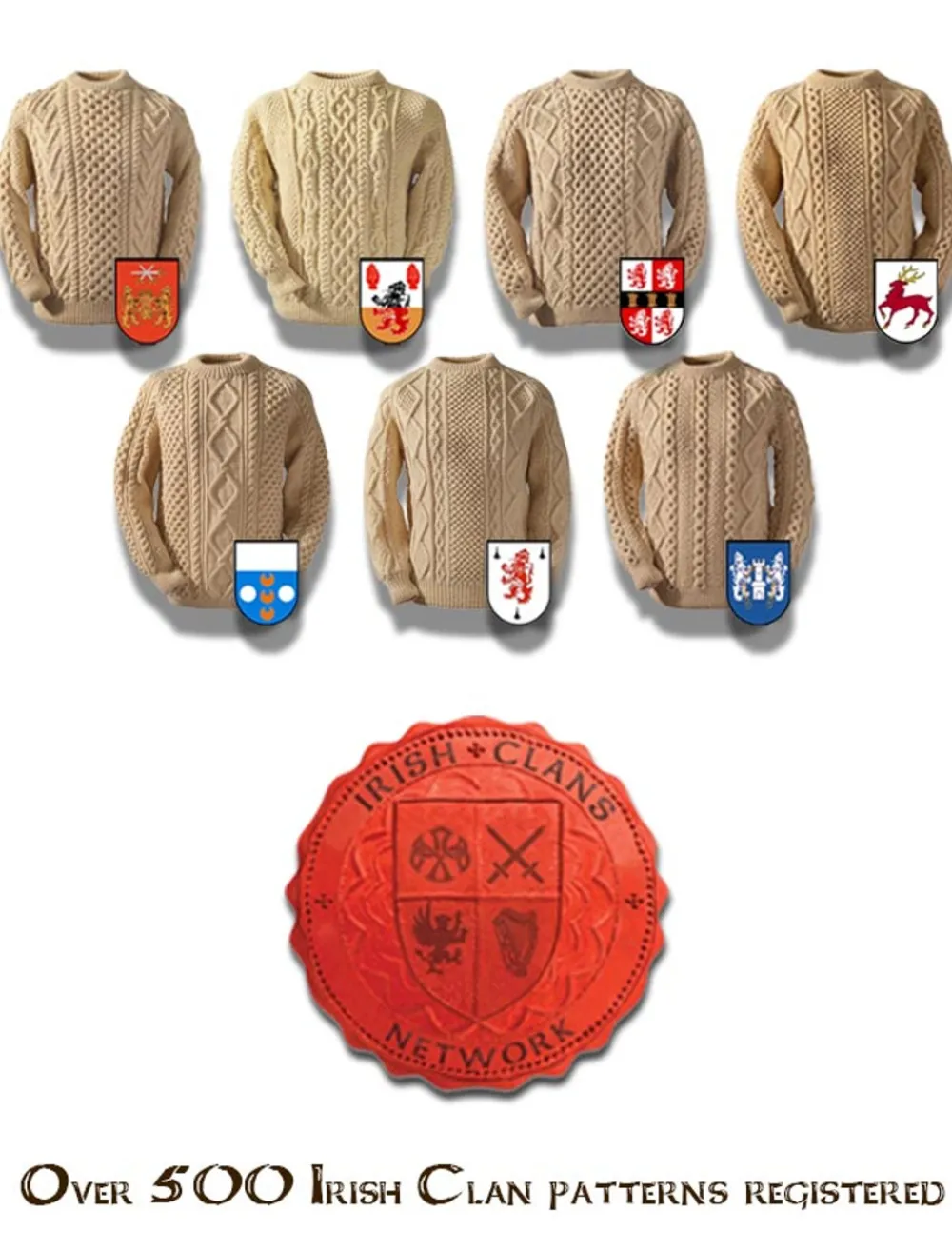 Glenaran Sweaters^Premium ClanAran Women's Sweater