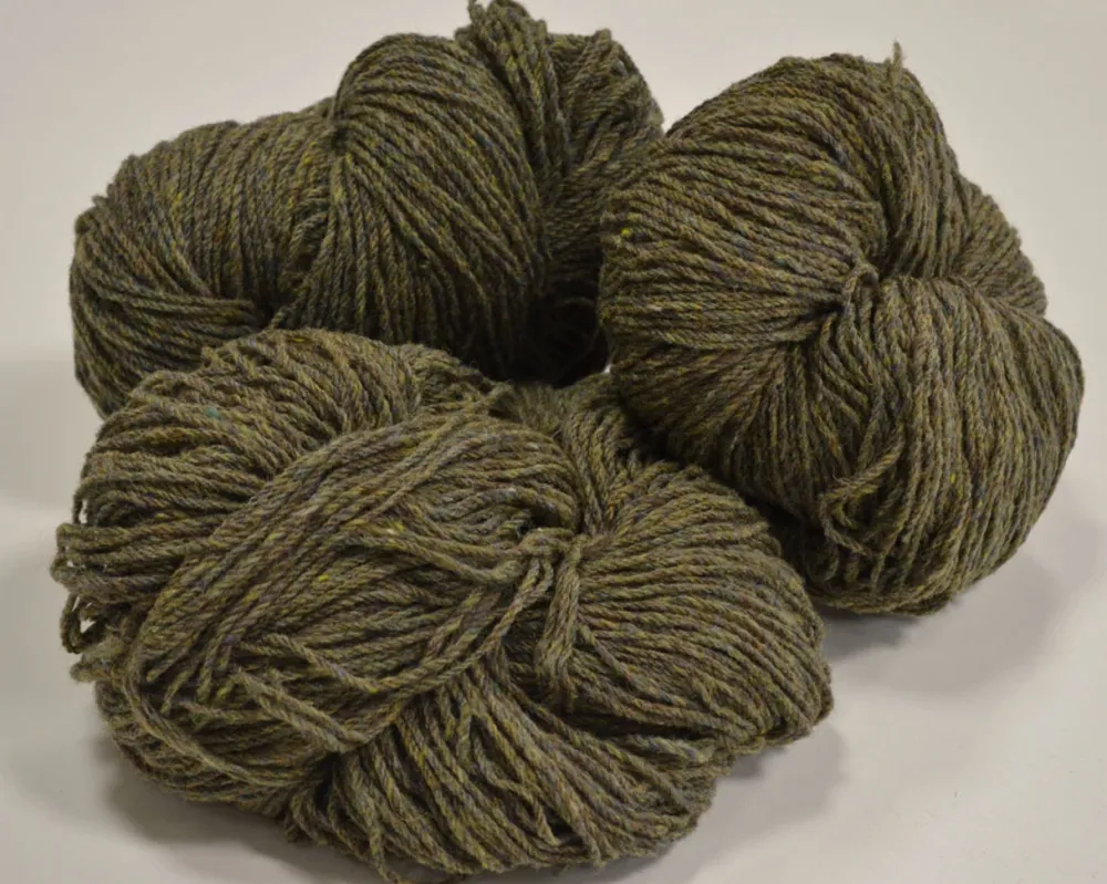 Glenaran Aran Wool^Aran Wool Knitting Hanks - Green Bushes