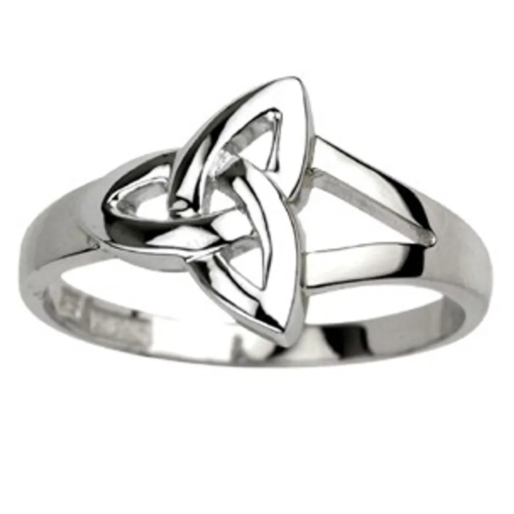 Glenaran Jewelry|Jewelry^Sterling Silver Plain Trinity Knot Ring