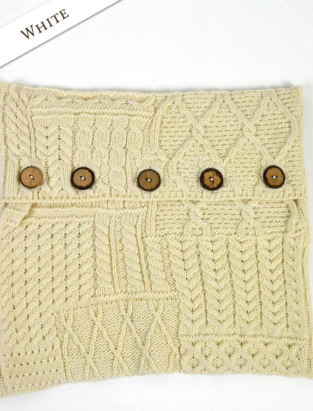 Glenaran Aran Design Homeware^Aran-Knit Cushion Cover