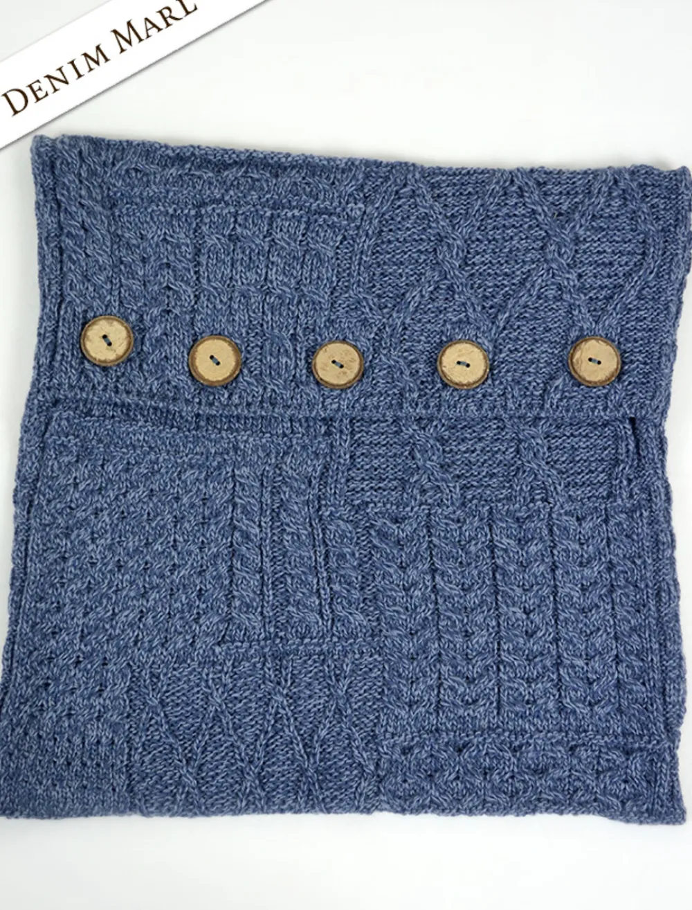 Glenaran Aran Design Homeware^Aran-Knit Cushion Cover