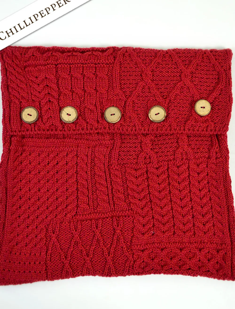 Glenaran Aran Design Homeware^Aran-Knit Cushion Cover