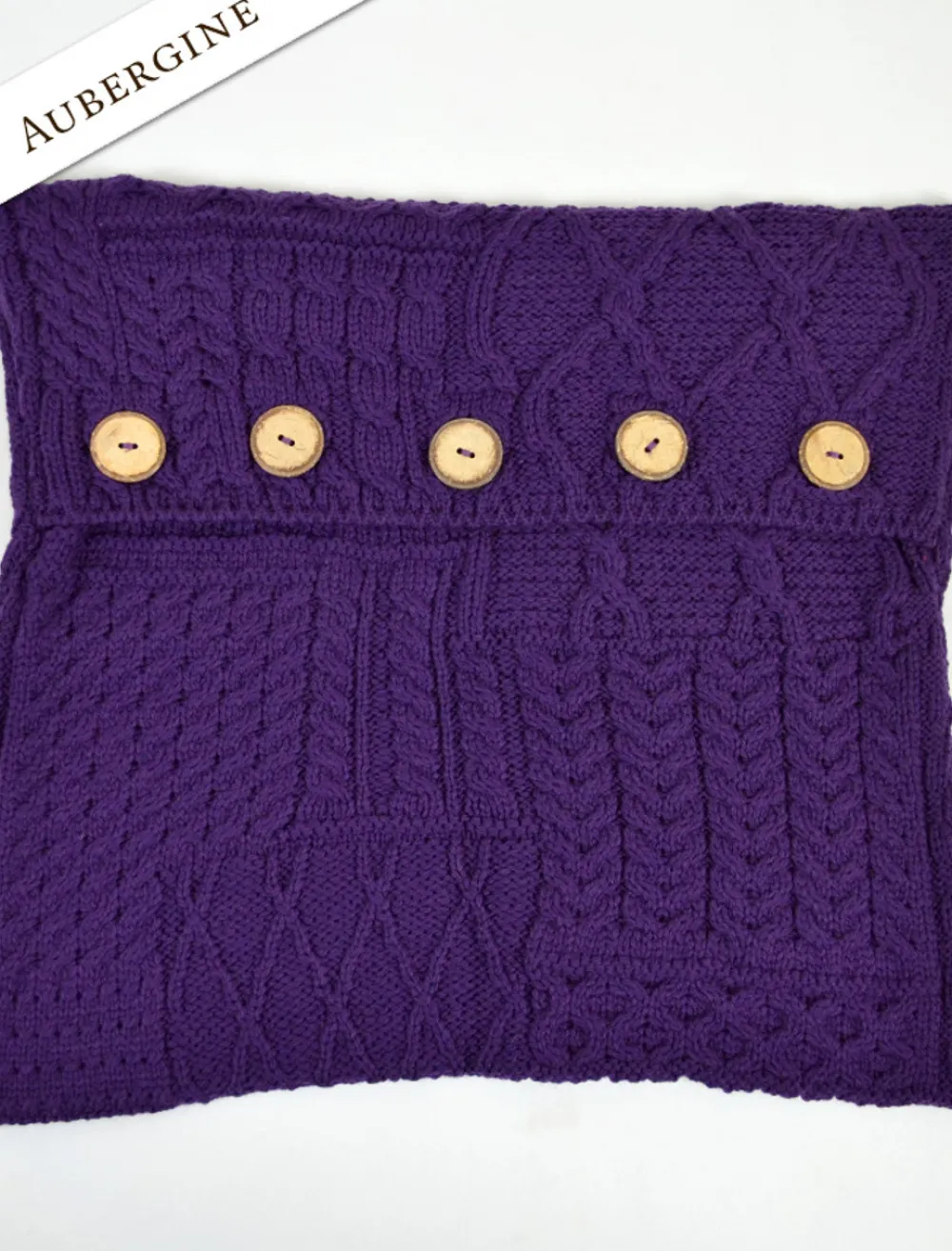 Glenaran Aran Design Homeware^Aran-Knit Cushion Cover