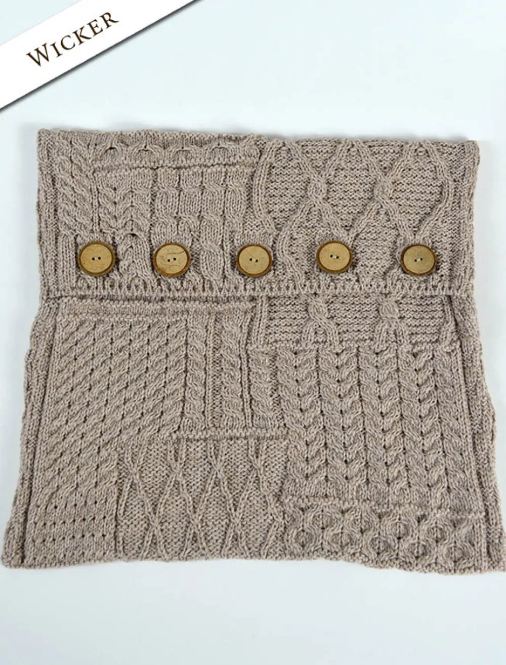 Glenaran Aran Design Homeware^Aran-Knit Cushion Cover