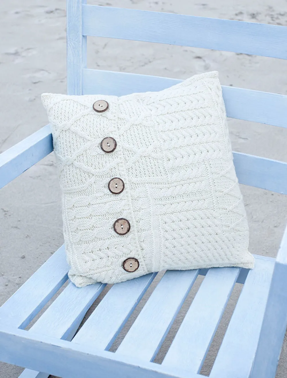 Glenaran Aran Design Homeware^Aran-Knit Cushion Cover