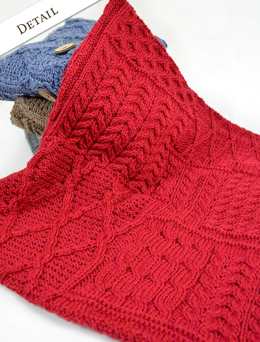 Glenaran Aran Design Homeware^Aran-Knit Cushion Cover