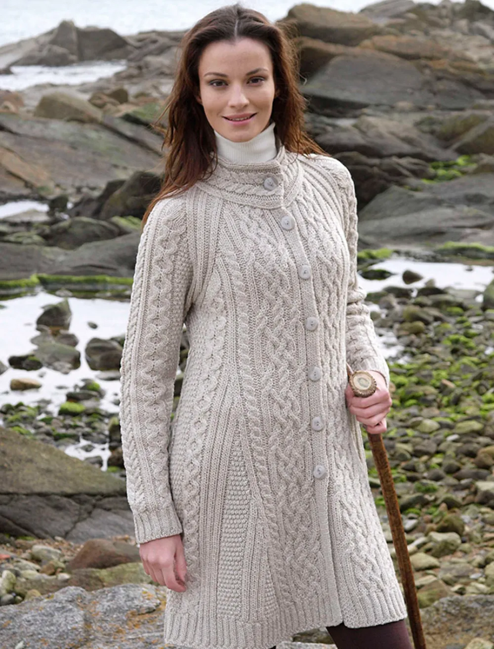 Glenaran Cardigans, Jackets & Coatigans^Merino Wool Flared Coat