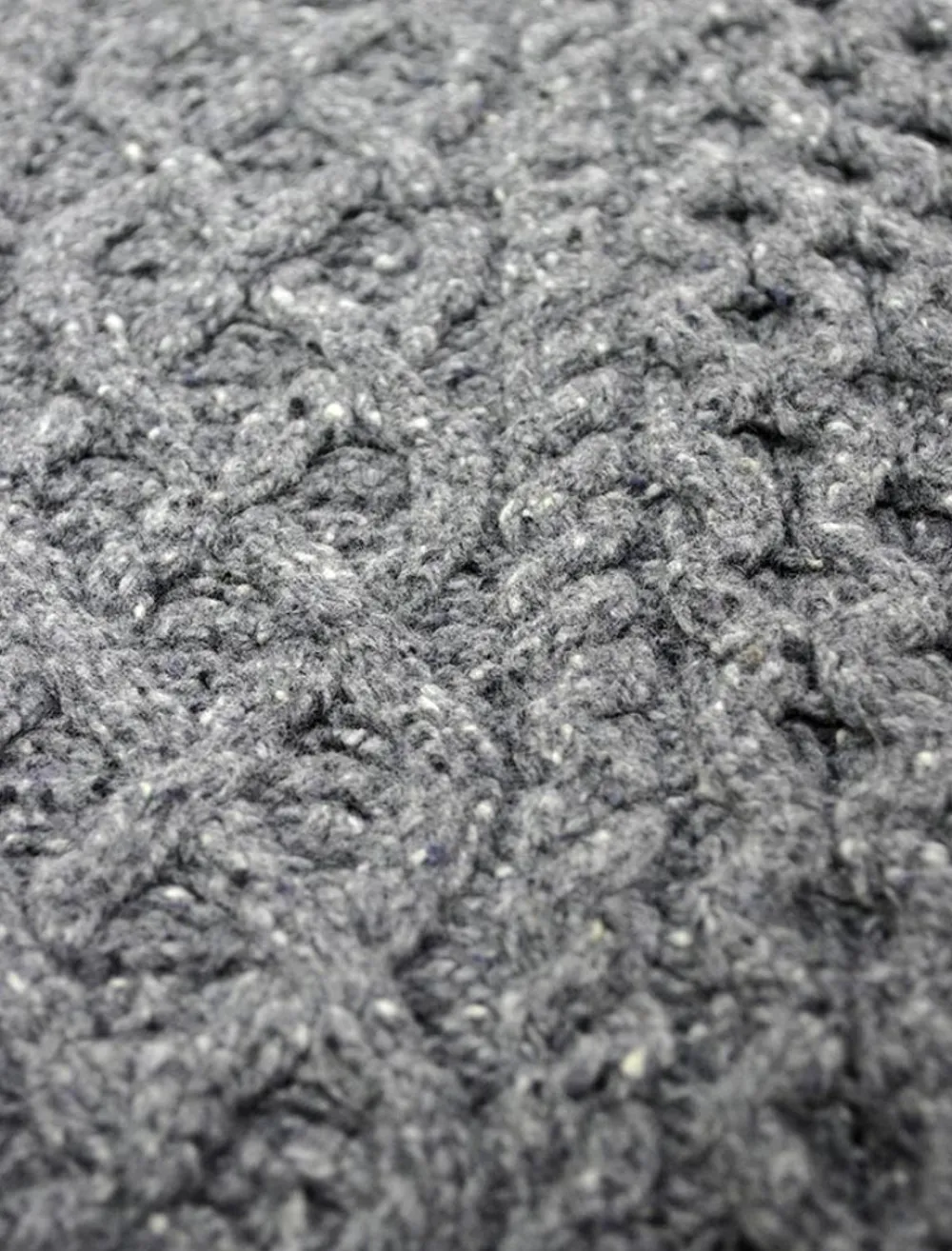 Glenaran Knitted Wool Throws^Wool Cashmere Aran Throw