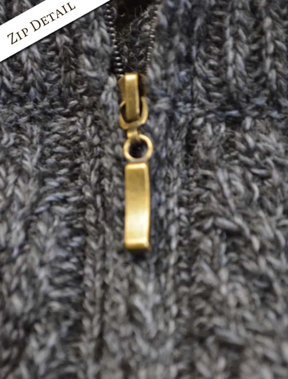 Glenaran Cardigans, Jackets & Coats^Diamond and Cable Knit Zip Cardigan with Pockets