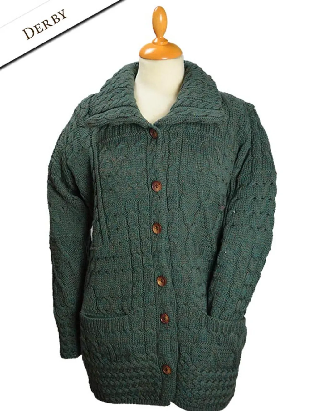 Glenaran Cardigans, Jackets & Coatigans^Button-Down Patchwork Cardigan