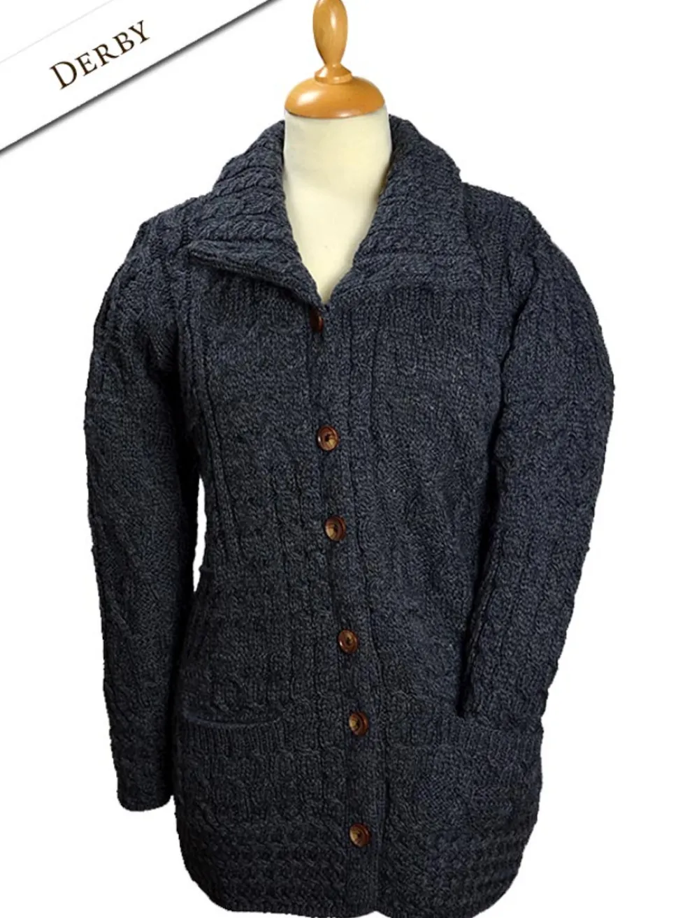 Glenaran Cardigans, Jackets & Coatigans^Button-Down Patchwork Cardigan