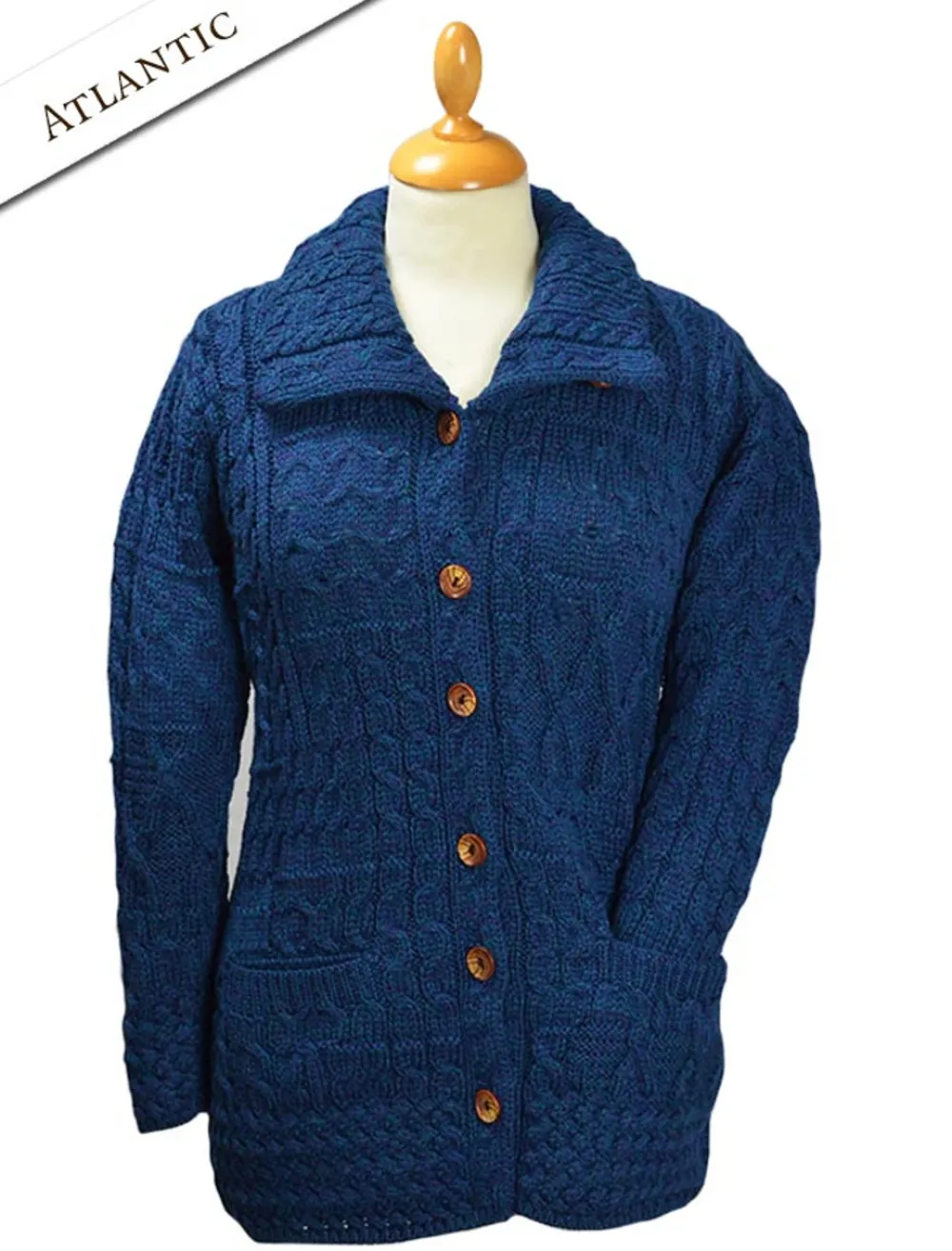 Glenaran Cardigans, Jackets & Coatigans^Button-Down Patchwork Cardigan