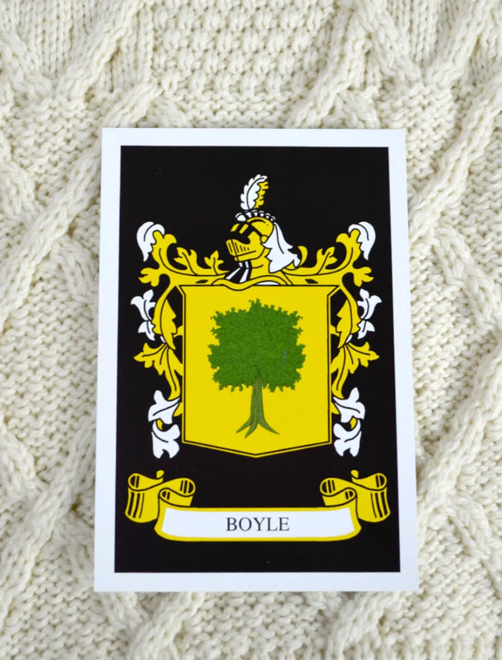 Glenaran Clan Throws^Boyle Clan Aran Throw