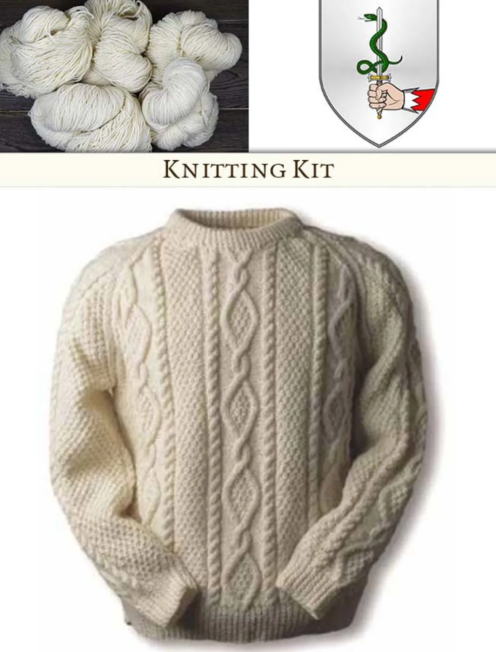 Glenaran Clan Knitting Patterns And Kits^O'Donovan Knitting Kit