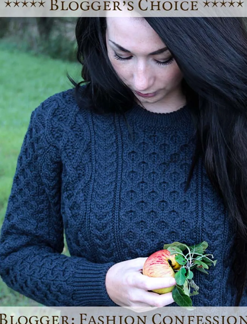 Glenaran Sweaters^Women's Heavyweight Merino Wool Aran Sweater