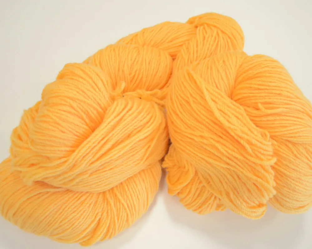 Glenaran Aran Wool^Aran Wool Knitting Hanks - Banana Yellow